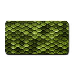 Green Mermaid Scales   Medium Bar Mats by paulaoliveiradesign