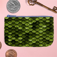 Green Mermaid Scales   Large Coin Purse by paulaoliveiradesign