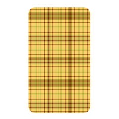 Plaid Yellow Fabric Texture Pattern Memory Card Reader by paulaoliveiradesign