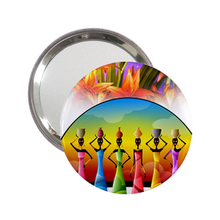 African American Women 2.25  Handbag Mirrors