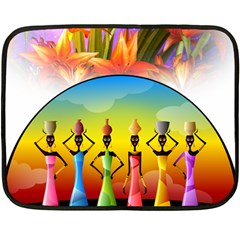 African American Women Fleece Blanket (Mini)