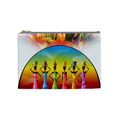 African American Women Cosmetic Bag (Medium) 