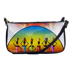 African American Women Shoulder Clutch Bags