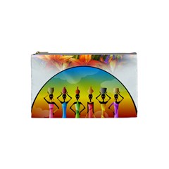 African American Women Cosmetic Bag (small) 