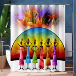 African American Women Shower Curtain 60  x 72  (Medium)  60 x72  Curtain