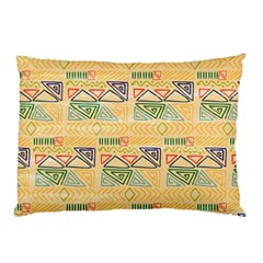 Hand Drawn Ethinc Pattern Background Pillow Case (two Sides) by TastefulDesigns