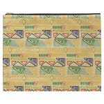 Hand drawn ethinc pattern background Cosmetic Bag (XXXL)  Front