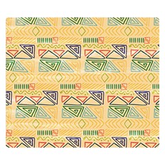 Hand Drawn Ethinc Pattern Background Double Sided Flano Blanket (small) 