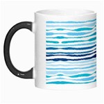 Watercolor blue abstract summer pattern Morph Mugs Left