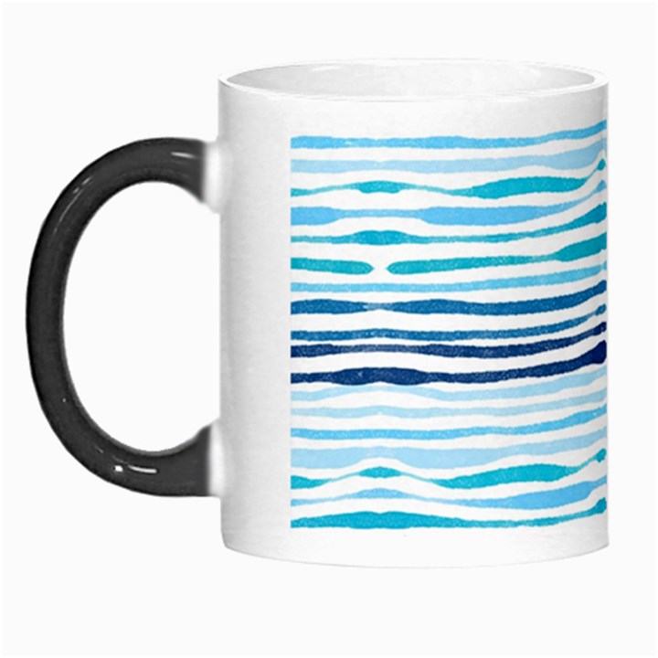 Watercolor blue abstract summer pattern Morph Mugs