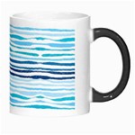 Watercolor blue abstract summer pattern Morph Mugs Right