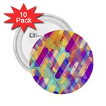 Colorful abstract background 2.25  Buttons (10 pack)  Front