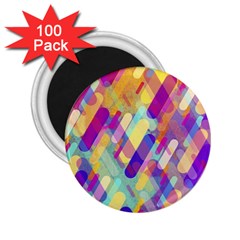 Colorful Abstract Background 2 25  Magnets (100 Pack)  by TastefulDesigns