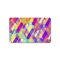 Colorful Abstract Background Magnet (name Card) by TastefulDesigns