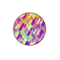 Colorful Abstract Background Hat Clip Ball Marker (4 Pack) by TastefulDesigns