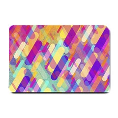 Colorful Abstract Background Small Doormat  by TastefulDesigns