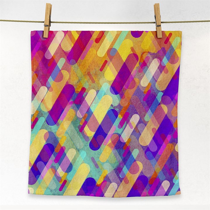 Colorful abstract background Face Towel