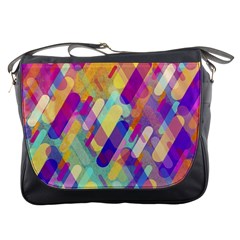 Colorful Abstract Background Messenger Bags