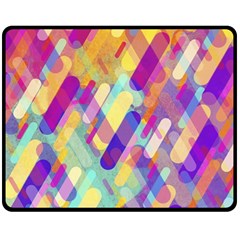 Colorful Abstract Background Double Sided Fleece Blanket (medium) 