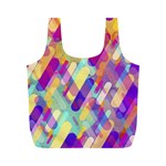 Colorful abstract background Full Print Recycle Bags (M)  Front