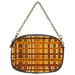 Plaid Pattern Chain Purses (one Side)  by linceazul