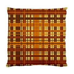 Plaid Pattern Standard Cushion Case (one Side) by linceazul