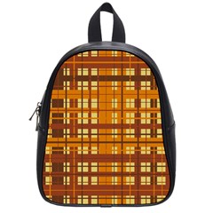 Plaid Pattern School Bag (small) by linceazul