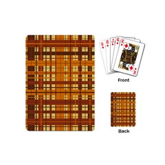 Plaid Pattern Playing Cards (mini)  by linceazul