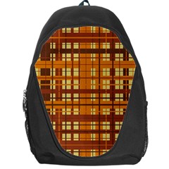 Plaid Pattern Backpack Bag by linceazul