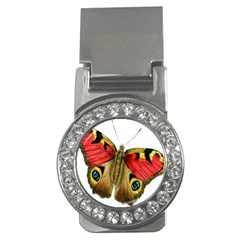 Butterfly Bright Vintage Drawing Money Clips (cz)  by Nexatart