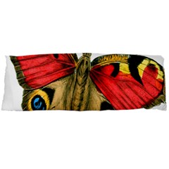 Butterfly Bright Vintage Drawing Body Pillow Case Dakimakura (two Sides) by Nexatart