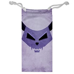 Purple Evil Cat Skull Jewelry Bag by CreaturesStore