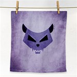 Purple Evil Cat Skull Face Towel Front