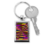 Autumn Check Key Chains (Rectangle)  Front