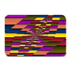 Autumn Check Plate Mats by designworld65