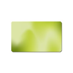 Green Soft Springtime Gradient Magnet (name Card) by designworld65