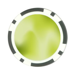 Green Soft Springtime Gradient Poker Chip Card Guard by designworld65