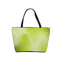 Green Soft Springtime Gradient Shoulder Handbags by designworld65