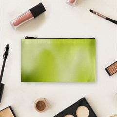 Green Soft Springtime Gradient Cosmetic Bag (small)  by designworld65