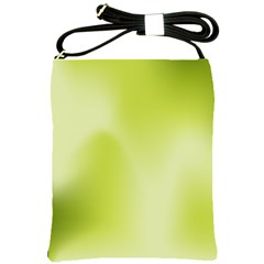 Green Soft Springtime Gradient Shoulder Sling Bags