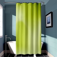 Green Soft Springtime Gradient Shower Curtain 36  X 72  (stall) 