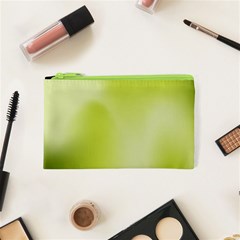 Green Soft Springtime Gradient Cosmetic Bag (xs) by designworld65