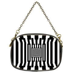 Black Stripes Endless Window Chain Purses (one Side)  by designworld65