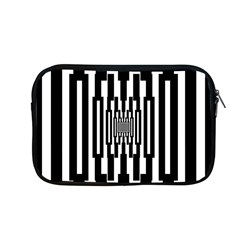 Black Stripes Endless Window Apple Macbook Pro 13  Zipper Case by designworld65