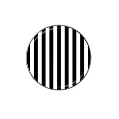 Black And White Stripes Hat Clip Ball Marker