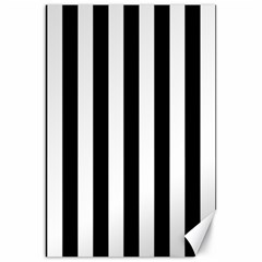 Black And White Stripes Canvas 20  X 30  