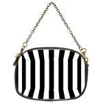 Black And White Stripes Chain Purses (One Side)  Front