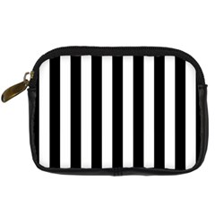 Black And White Stripes Digital Camera Cases by designworld65