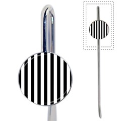 Black And White Stripes Book Mark by designworld65