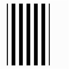 Black And White Stripes Small Garden Flag (two Sides) by designworld65